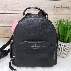KATE SPADE JACKSON MEDIUM BACKPACK TOTE BAG BLACK